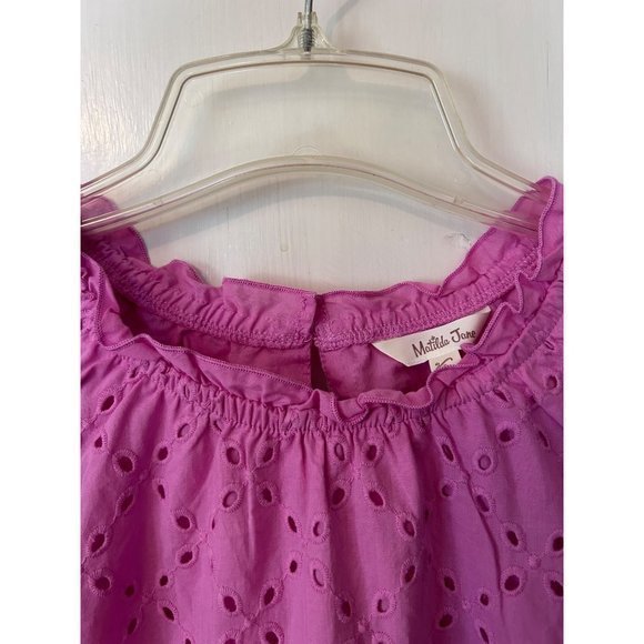 Matilda Jane Shift Into Spring pink/lavender ‎ eye-let Dress Size Sm - Picture 7 of 14